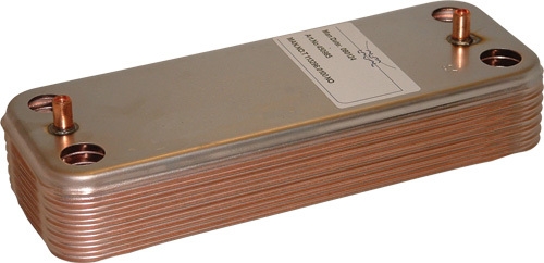 Теплообменник вторичный 16 пластин U072-24К, WBN6000-24C BUDERUS