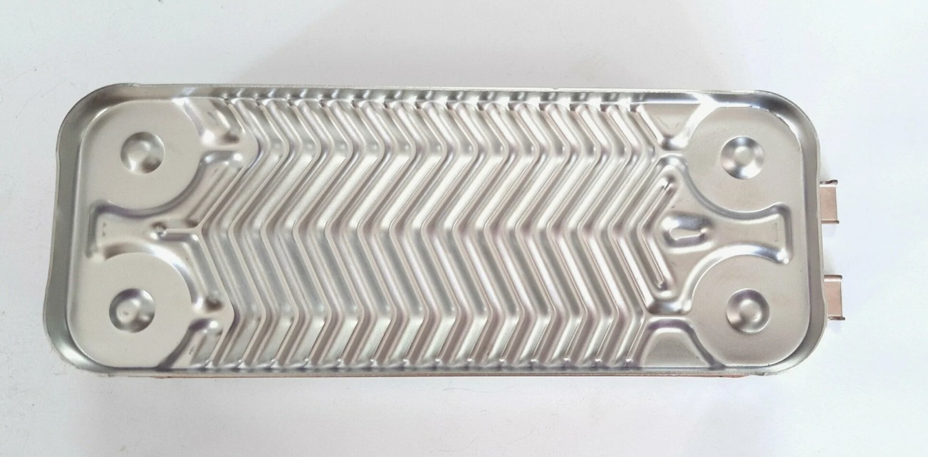 Теплообменник ГВС 142 мм.,16 пластин HRALE