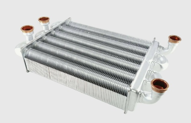 Теплообменник битермический 225 мм (Ariston Egis, Sime)