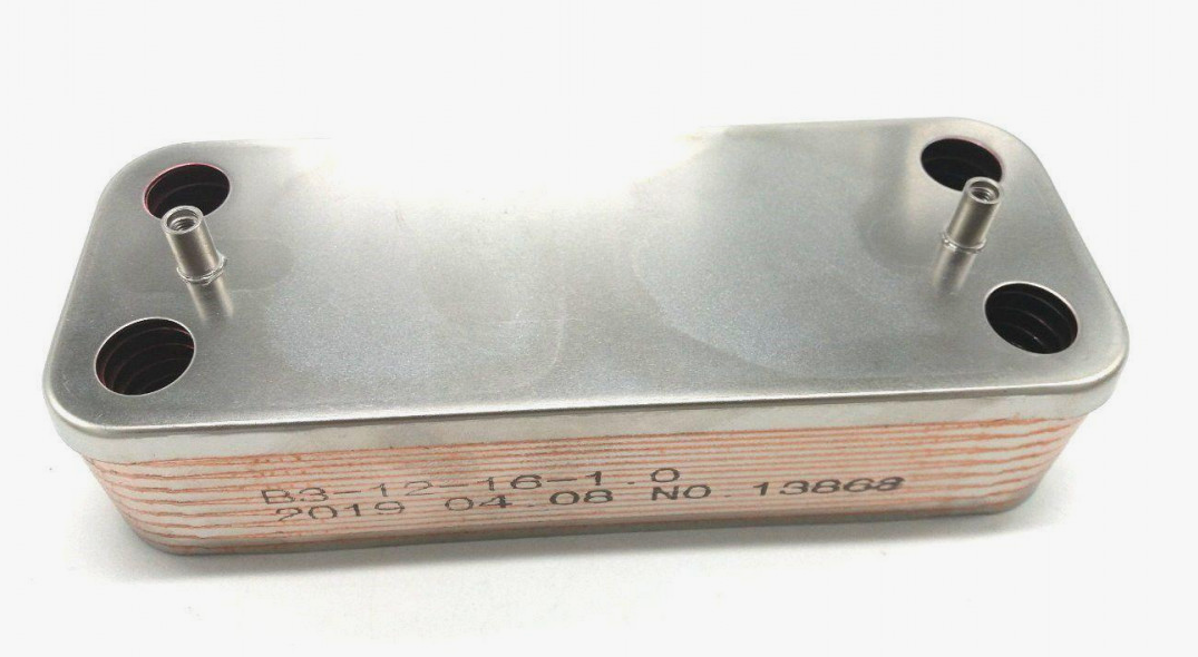 Теплообменник ГВС 16 пл, 178 мм, Swep (Chaffoteaux Nectra, Saunier Duval, 0020022938)